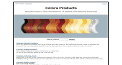 Desktop Screenshot of coloraproducts.com